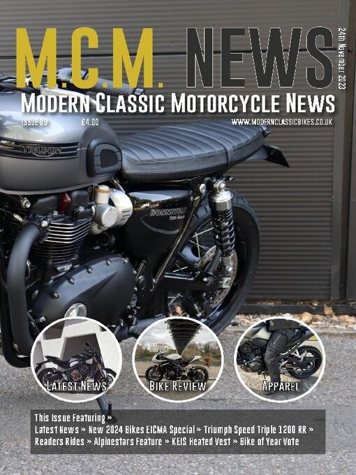 Title details for Modern Classic Motorcycle News by Modern Classic Motorcycle News - Available